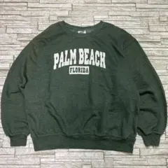 90s ヴィンテージ スウェット PALM BEACH グリーン PACIFIC