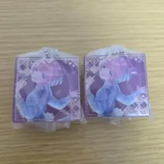 学マス アクリルブロックチャーム 有村麻央 2点セット
