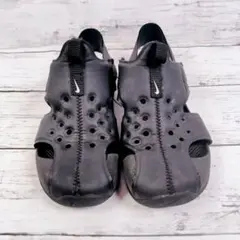 Nike ナイキサンレイプロテクトブラック サンダル 19cm