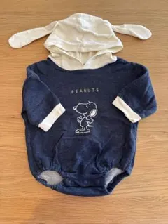 【PEANUTS】スヌーピー ロンパース