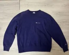 Champion ネイビー クルーネックスウェット