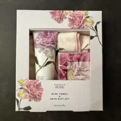 【新品未開封】Afternoon Tea ミニタオル&バスギフトセット ローズ