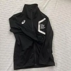 ASICS ブラック ジャージジャケット S
