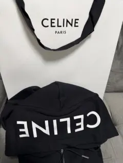 CELINE ロゴ パーカー