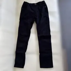 黒　130センチ　ストレッチ　ロングパンツ