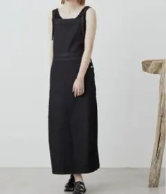 ロングデニムジャンパースカート / AUNT MARIE’S