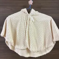 赤ちゃんの城　ベビーポンチョ 60〜90cm 100%コットン