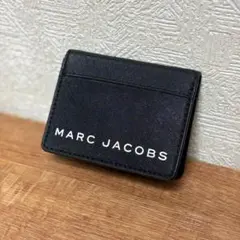 【良品】MARC JACOBS 黒 カードケース 擦れあり