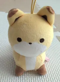 ましゅもっち ひとくちサイズ タヌキとキツネ マスコット ぬいぐるみ ストラップ