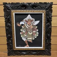 最終値下げ‼️1725 タイ伝統影絵 ナン・ヤイ 額装アート - メルカリ