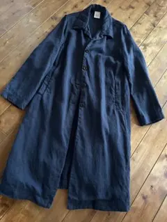 値下げ 美品 Veritecoeur ヨーロピアンリネンストライプコート 値下げ 美品 Veritecoeur ヨーロピアンリネンストライプコート