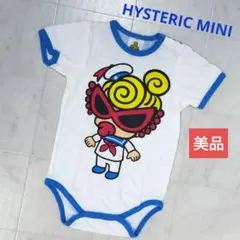 HYSTERIC MINI　美品　ロンパース　70　青色　ミニちゃん マリン