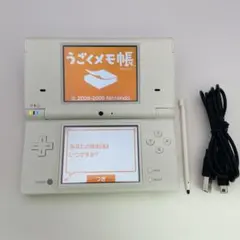 【動作確認済】ニンテンドーDSi 本体 TWL-001 うごくメモ帳 ホワイト白