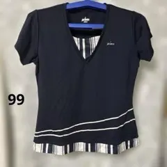 99 Prince テニスウェアTシャツ ネイビー