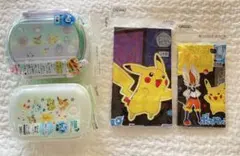 スケーター　ふわっとフタタイトランチボックス　ポケモン　お弁当箱2個　全4点