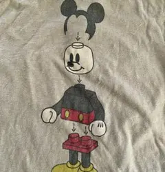 美品 PLASTIC TOYS レトロ Tシャツ ミッキー マウス ビンテージ風