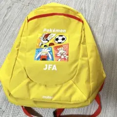 ポケモンmoltenキッズリュック エースバーン サッカーJFA 黄色のサムネイル