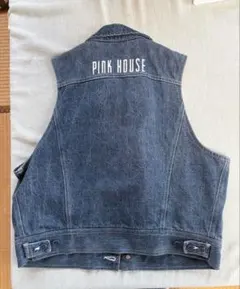 PINK HOUSE デニムベスト インディゴ