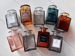 美品　ガラスボトルキューブ9個セット　ディフューザー