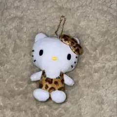 ハローキティ ヒョウ柄キーホルダー