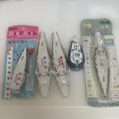 PLUS Deco Rush デコレーションテープ 5点セットのサムネイル