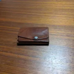 abrAsus 薄い財布 ブラウン 三つ折り