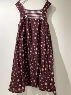 sunaokuwahara 花柄 ノースリーブ トップス スナオクワハラ　レトロのサムネイル