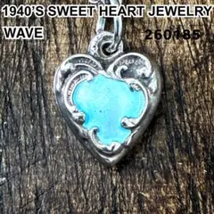 スウィートハートジュエリーWAVE 波 エナメル シルバーヴィンテージネックレス