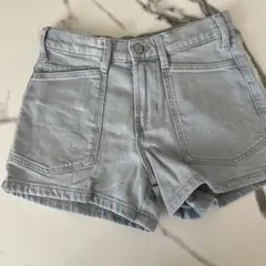 ZARA キッズ デニムショートパンツ ダメージ加工