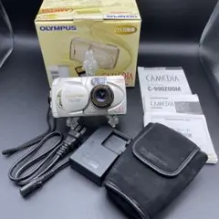 ♥︎◇OLYMPUS CAMEDIA C-2 ZOOM ◇レトロデジカメ♪ ◇元箱 OLYMPUS CAMEDIA C-2｜元田中マロ