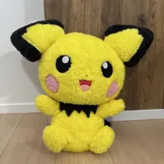 ポケットモンスター　ほっこりいやされ　めちゃでかぬいぐるみ ピチュー