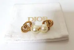 Dior CD Navy ピアス