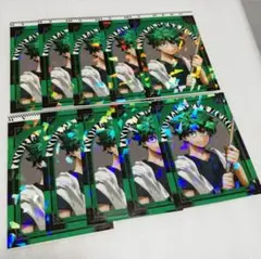 僕のヒーローアカデミア　ヒロアカ　最強ジャンプ　緑谷　ステッカー　10枚