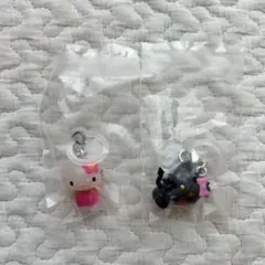 ハローキティ　めじるしアクセサリー　お花　小悪魔