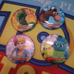 トイストーリー スカイツリーコラボ 缶バッジ 　4点セット