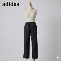 アディダス トラックパンツ climalite 黒 ピンク M ジャージ