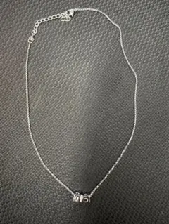 Christian Dior ネックレス キューブ ロゴ シルバー 中古のサムネイル