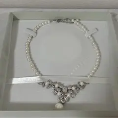 STELLA BRIDAL キュービックジルコニア ウェディング　ネックレス