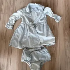 ライトブルーデニムワンピース　ラルフローレン