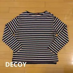 DECOY デコイ ボーダーカットソー 長袖 レディース L