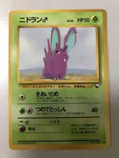ポケモンカードゲーム 旧裏 ニドラン♂ ●