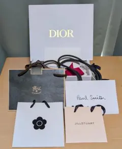 Dior ギフトバッグ他 5点セット＋4ブランドのショッパー付き