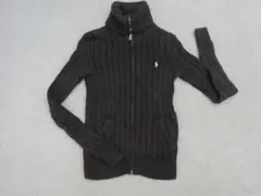 Ralph Lauren ラルフローレン ケーブル編み カーディガン S位