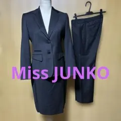 リクルートスーツ Miss JUNKO（ミスジュンコ） ブラック3点セット