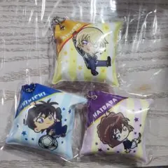 名探偵コナン くら寿司コラボ クッション型ボールチェーンキーホルダー