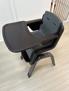 nuna ハイチェア zaaz ザズ グレー ベビーチェア 安全ベルト付き