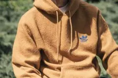 adidas × ALLTIMERS ウールプルオーバーパーカー ベージュ S