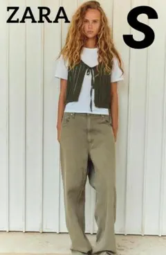 ZARA コントラストベストTシャツ