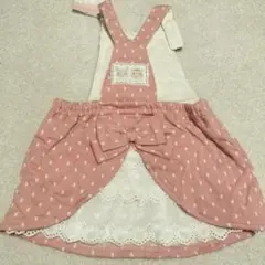 【新品】クーラクール　フリルがカワイイ☆ジャンバースカート