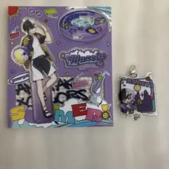 AMPTAK×COLORS まぜ太くん　クリアチャーム アクリルスタンド